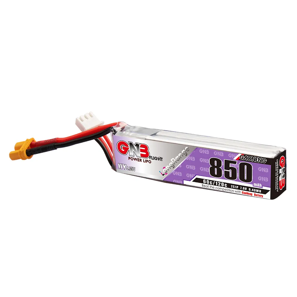 GAONENG GNB LiPo Battery 850mA - đánh giá và giá Drone Kit Long Range
